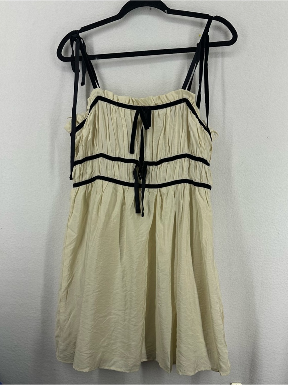 Thirty Thirty Strappy Mini Dress Womens‎ XL Beige
